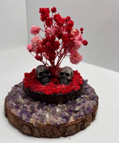 Skulls Red Tree